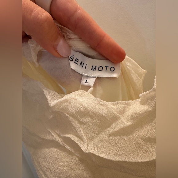 ŚENI MOTO osun wedding dress sz L - Picture 11 of 16